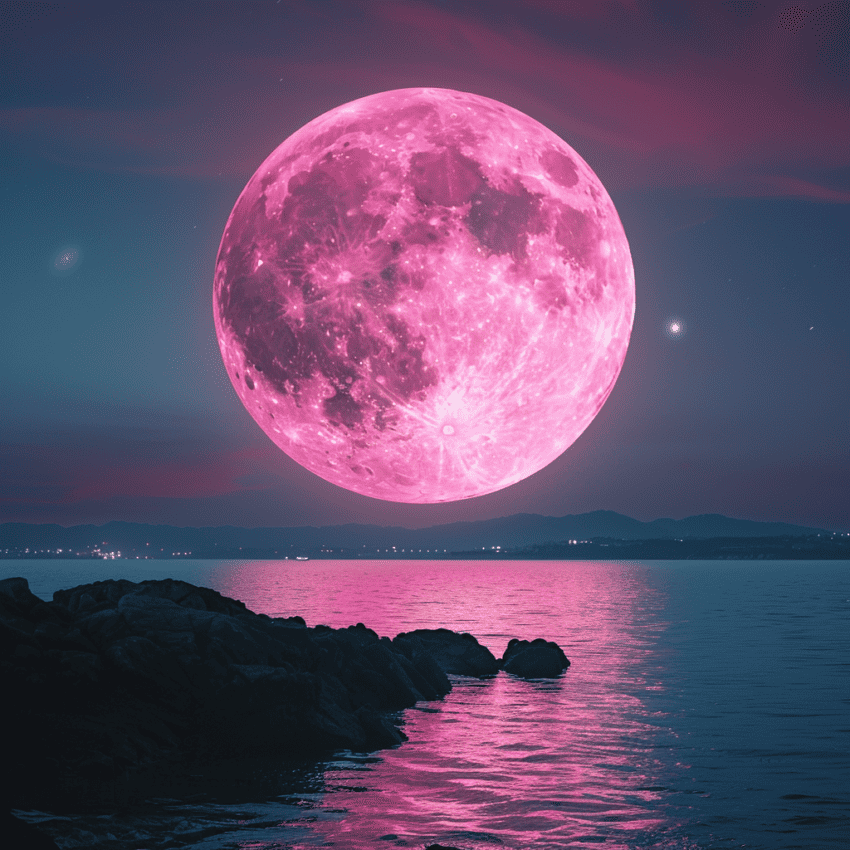 April 23 2024 Full Pink Moon