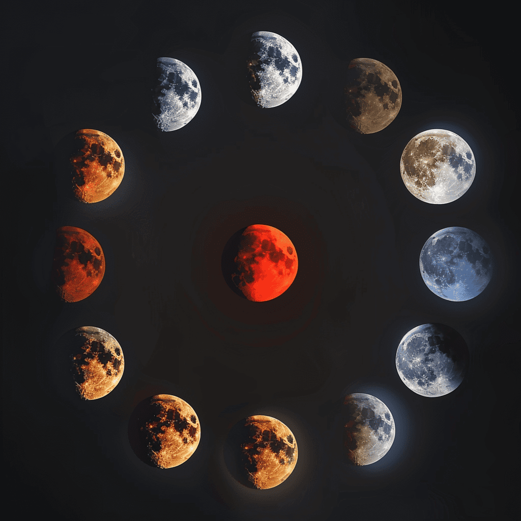 Lunar Eclipse March 25 2024 - Change